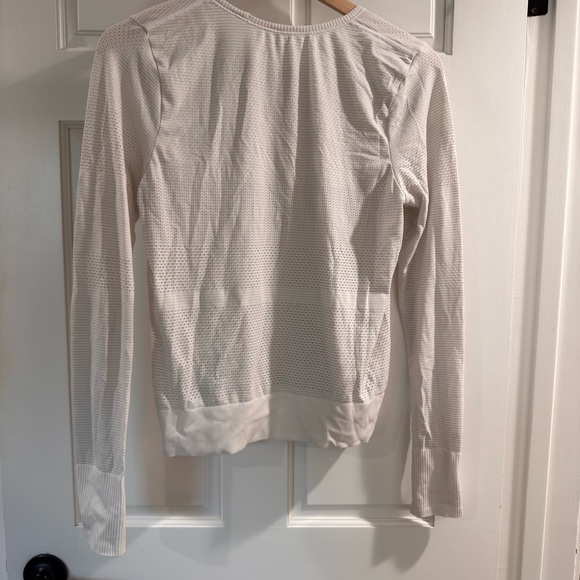 Lululemon Breeze by Long Sleeve Shirt White - Picture 3 of 5